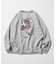 リラックスフィット バックプリント クルーネック スウェット / CATS GHOST 【限定展開】