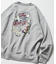 リラックスフィット バックプリント クルーネック スウェット / CATS GHOST 【限定展開】