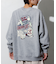 リラックスフィット バックプリント クルーネック スウェット / CATS GHOST 【限定展開】