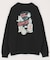 リラックスフィット バックプリント クルーネック スウェット / CATS GHOST 【限定展開】