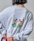 ＜新色追加＞【MICKEY MOUSE】レトロ バッグプリントスウェット
