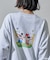 ＜新色追加＞【MICKEY MOUSE】レトロ バッグプリントスウェット