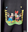 ＜新色追加＞【MICKEY MOUSE】レトロ バッグプリントスウェット