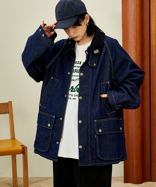 Levi's × Barbour OS Bedale Denim Jacket｜フリークスストアの通販