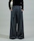 ベルト付き タックワイドパンツ