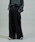 ベルト付き タックワイドパンツ