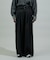 ベルト付き タックワイドパンツ