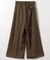 ベルト付き タックワイドパンツ