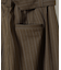 ベルト付き タックワイドパンツ