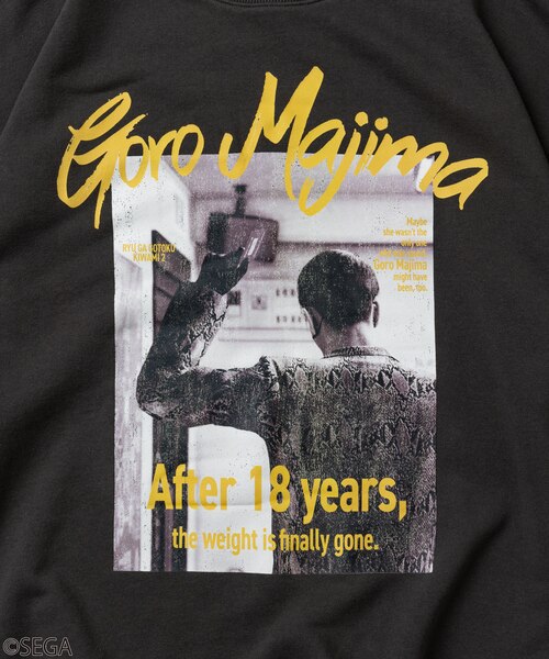 別注 龍が如く/真島吾朗 クルーネックスウェット｜フリークスストアの