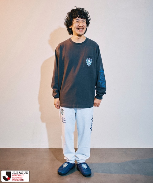 J.LEAGUE × FREAK'S STORE 別注 SUPPORTERS LONG SLEEVE TEE【アビスパ