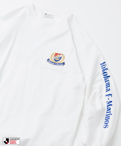 J.LEAGUE × FREAK'S STORE 別注 SUPPORTERS LONG SLEEVE TEE【横浜F