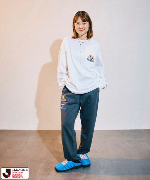 J.LEAGUE × FREAK'S STORE 別注 SUPPORTERS LONG SLEEVE TEE【横浜F