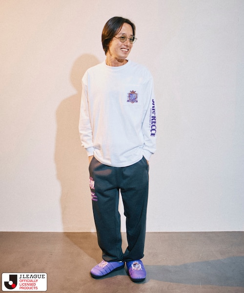 J.LEAGUE × FREAK’S サンフレッチェ広島 スウェット　パンツ　M J.LEAGUE × FREAK'S STORE 別注 SUPPORTERS LONG SLEEVE TEE