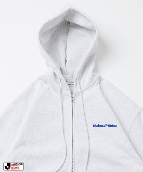 横浜Fマリノス　フルスポンサー　選手支給ジップアップフーディー 横浜Fマリノス フルスポンサー 選手支給ジップアップフーディー - メルカリ