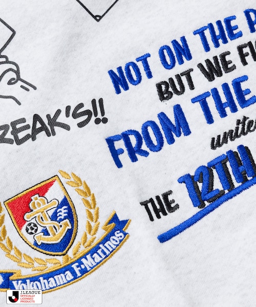 J.LEAGUE × FREAK'S STORE 別注SUPPORTERS ZIP HOODIE【横浜F