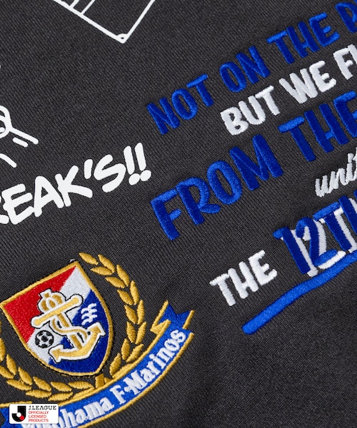 J.LEAGUE × FREAK'S STORE 別注SUPPORTERS ZIP HOODIE【横浜F