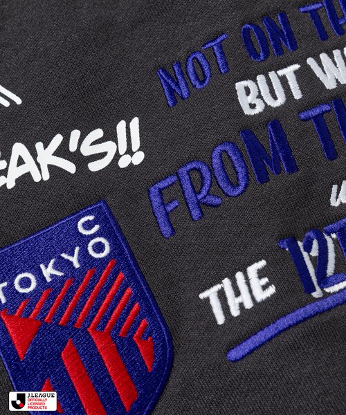 J.LEAGUE × FREAK'S STORE 別注SUPPORTERS ZIP HOODIE【FC東京