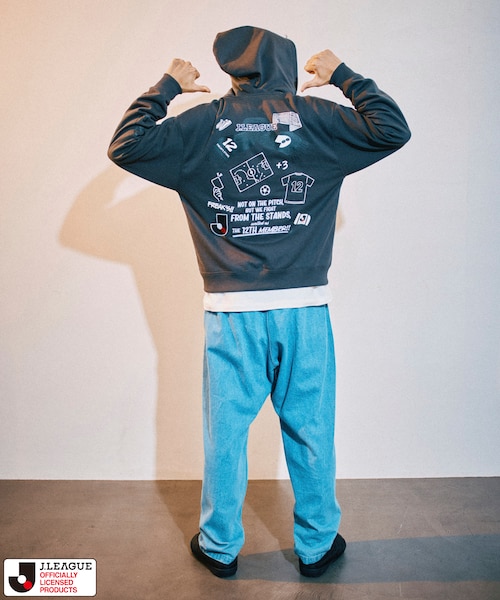 J.LEAGUE × FREAK'S STORE 別注SUPPORTERS ZIP HOODIE【Jリーグ
