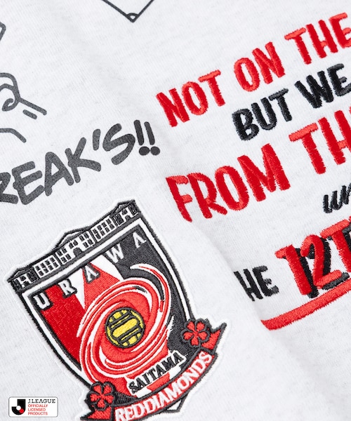 浦和レッズ　J.LEAGUE × FREAK’S STORE 別注 フーディ J.LEAGUE × FREAK'S STORE 別注SUPPORTERS ZIP HOODIE【浦和レッズ