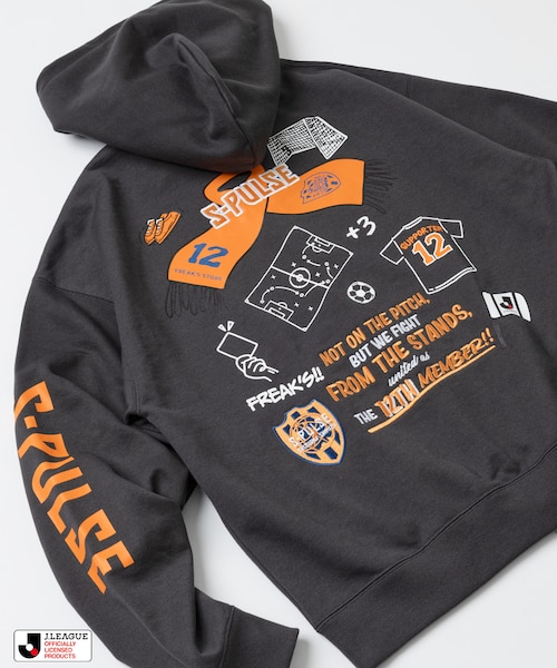 J.LEAGUE × FREAK'S STORE 別注SUPPORTERS ZIP HOODIE【清水エスパルス J.LEAGUE × FREAK'S STORE 別注SUPPORTERS ZIP HOODIE【清水エスパルス