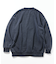 ピグメント加工 HIDDEN LOGO クルーネックスウェット