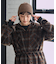 フード付き チェックシャツ チュニック