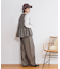 【セットアイテム】ペプラム ビスチェ パンツ セットアップ