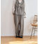 【セットアイテム】ペプラム ビスチェ パンツ セットアップ