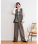 【セットアイテム】ペプラム ビスチェ パンツ セットアップ