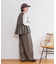 【セットアイテム】ペプラム ビスチェ パンツ セットアップ