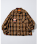 別注 フランネル クロップド ロングスリーブ ワークチェックシャツ
