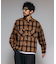 別注 フランネル クロップド ロングスリーブ ワークチェックシャツ