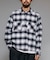 別注 フランネル クロップド ロングスリーブ ワークチェックシャツ