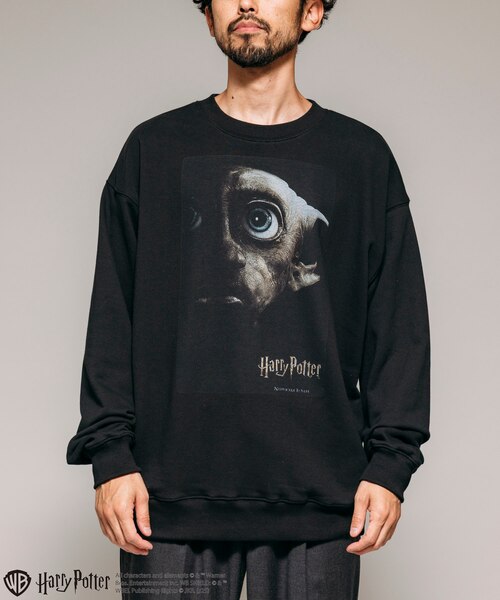 Harry Potter /ハリー・ポッター ドビー フロントプリント クルー
