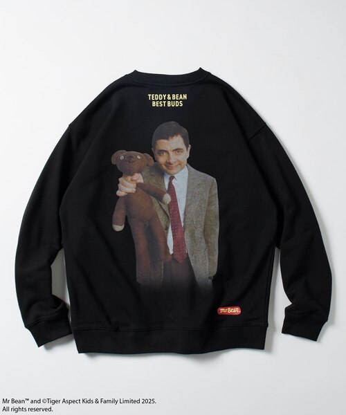 Mr. Bean/ミスタービーン Back Print Sweat /Teddy & Bean / テディ