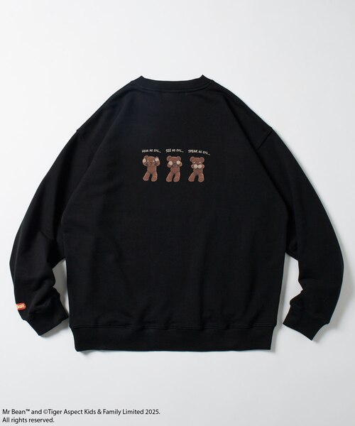 Mr. Bean/ミスタ―ビーン Teddy Sweat / テディ デザインクルーネック