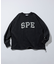 SPE × FREAK'S リフレクタープリント クルーネックスウェット