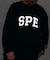 SPE × FREAK'S リフレクタープリント クルーネックスウェット