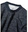 Merino Wool＋Cotton Loop Back heather Sweatshirt