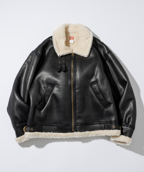 別注 B-3 フェイクムートン ボア ジャケット｜フリークスストアの通販