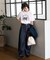 別注 TUCK CURVE WIDE DENIM