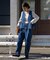 別注 TUCK CURVE WIDE DENIM