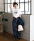 別注 TUCK CURVE WIDE DENIM