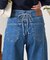 別注  LISA LACE UP WIDE DENIM