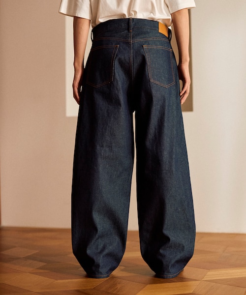 JAPAN DENIM WIDE PKT PANTSジャパンデニム ワイドパンツ 日本製】 JAPAN DENIM WIDE 5PKT PANTS｜フリークスストアの通販