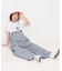 別注 サスペンダー付き ビッグ 2タック デニムパンツ＜セットアップ対応＞