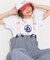 別注 サスペンダー付き ビッグ 2タック デニムパンツ＜セットアップ対応＞