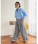 別注 サスペンダー付き ビッグ 2タック デニムパンツ＜セットアップ対応＞