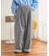 別注 サスペンダー付き ビッグ 2タック デニムパンツ＜セットアップ対応＞